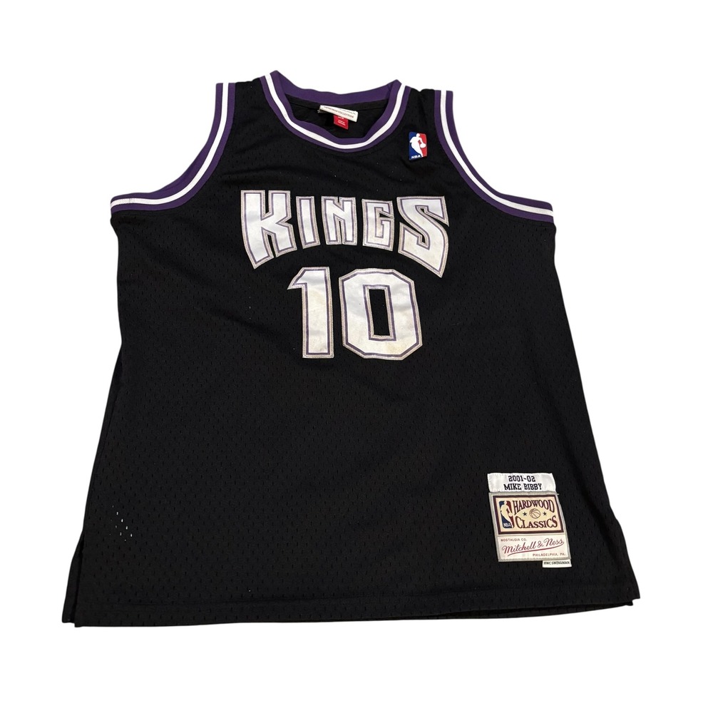Kids Mike Bibby‎ 2001/02 Sacramento Kings Mitchell & Ness Jersey Black Size L